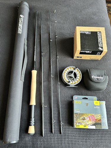 Sage fly rod and reel - sage,